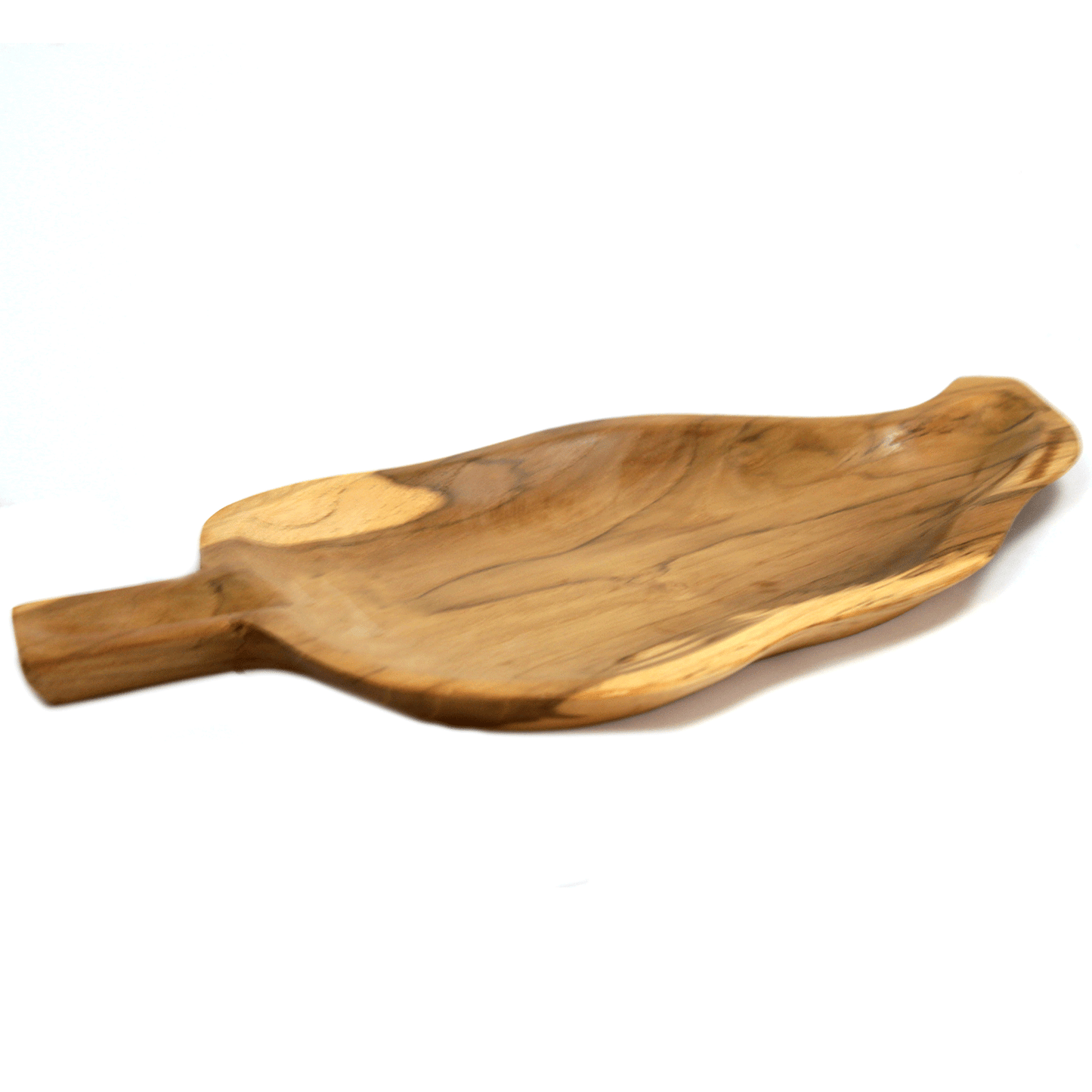 Teak Leaf Shaped Bowl - 32 cm