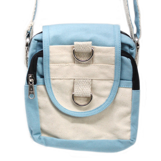 Natural Travel Bag - Teal