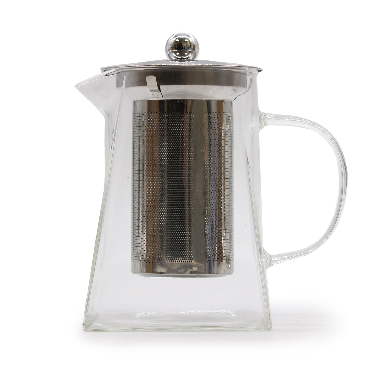 Glass Infuser Teapot - Tower Shape - 750 ml