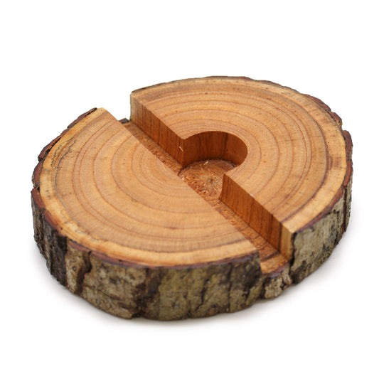 Phone Holder - Log - Full Slice - Natural - Small