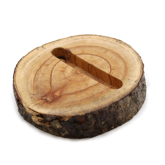 Phone Holder - Log - Slot - Natural - Small