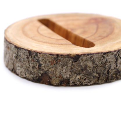 Phone Holder - Log - Slot - Natural - Small