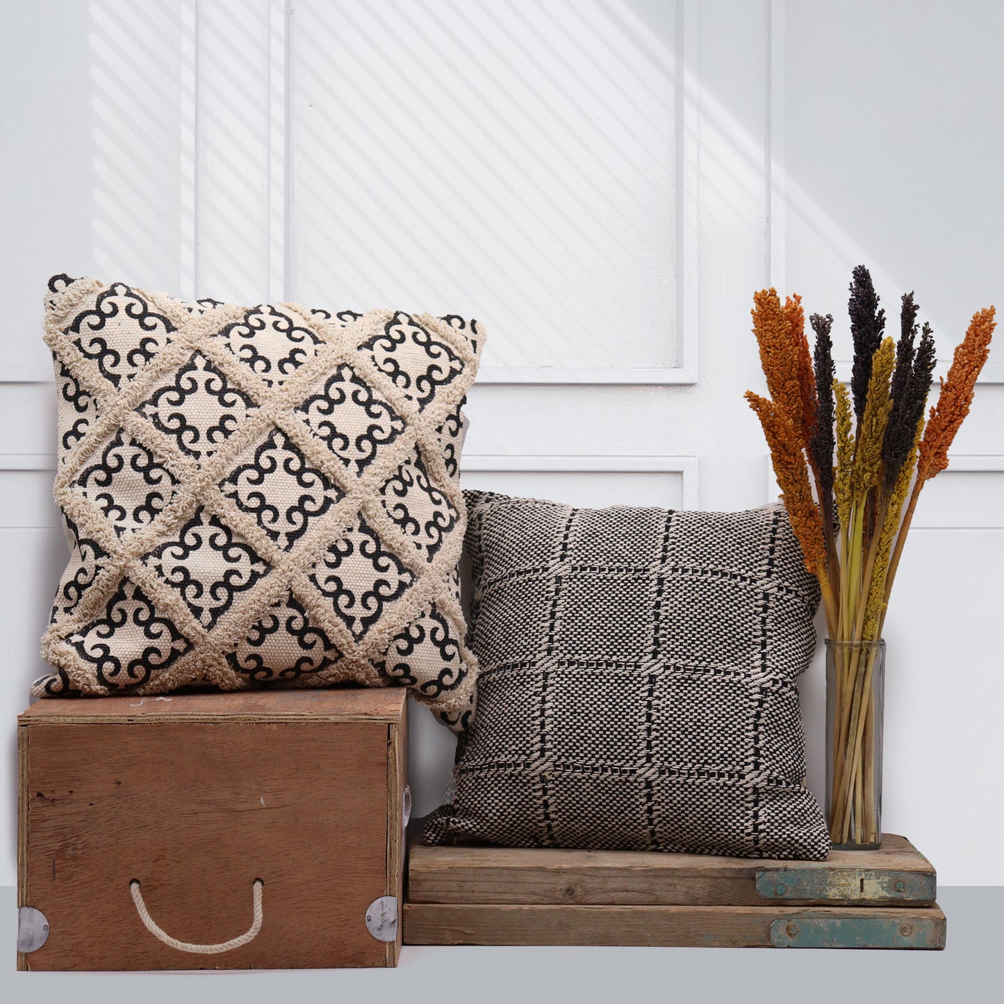 Classic Cushion Cover - Tribal Design - 45 x 45 cm