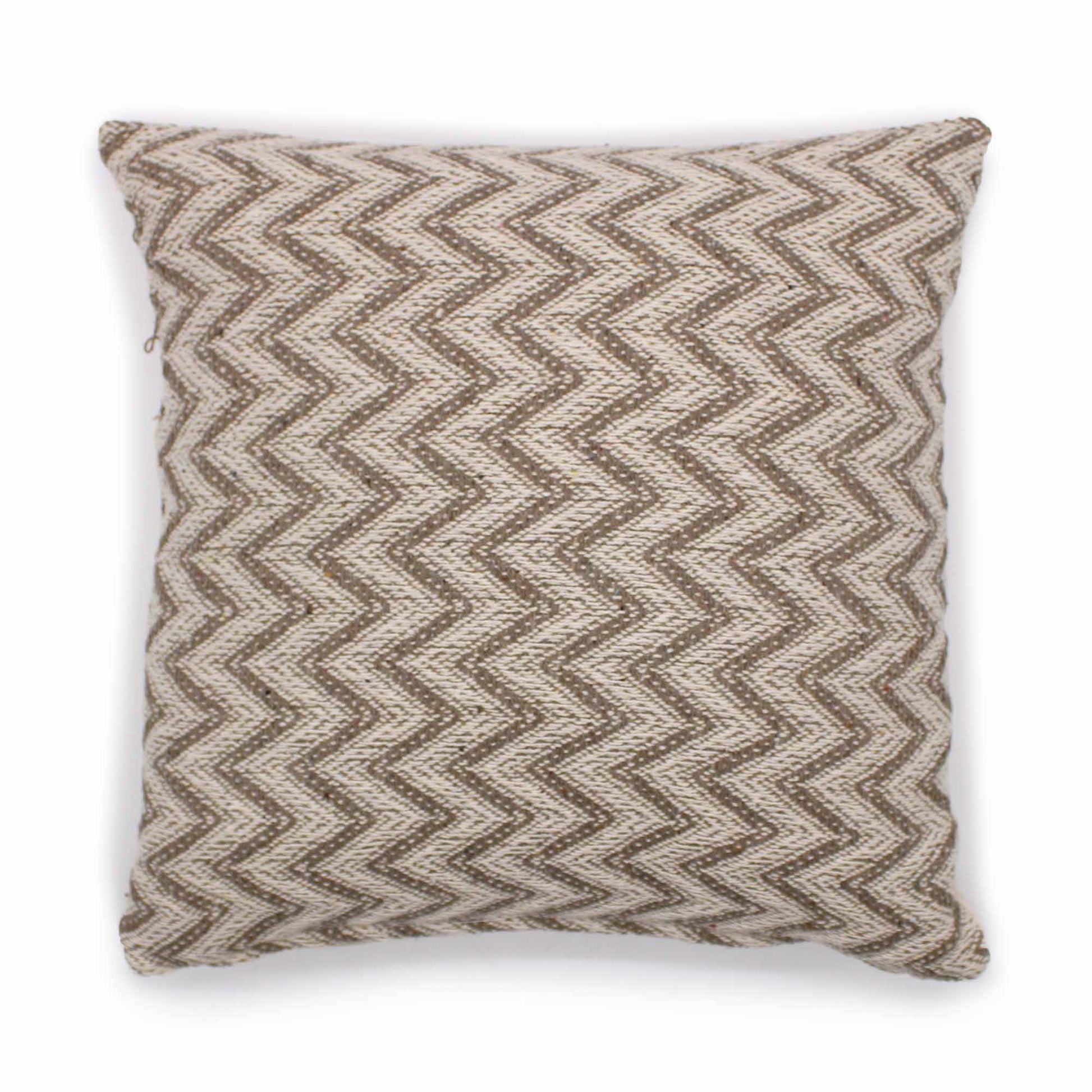 Classic Cushion Cover - Herringbone Wide Grey - 40 x 40 cm