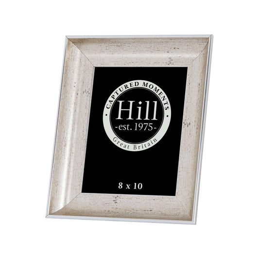 Antique Silver Crackled Effect Photo Frame - 8 x 10 inch