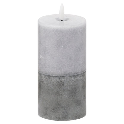 Luxe Collection Natural Glow Stone LED Candle - 3 x 6 inch