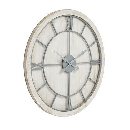 Williston White Wall Clock - Large