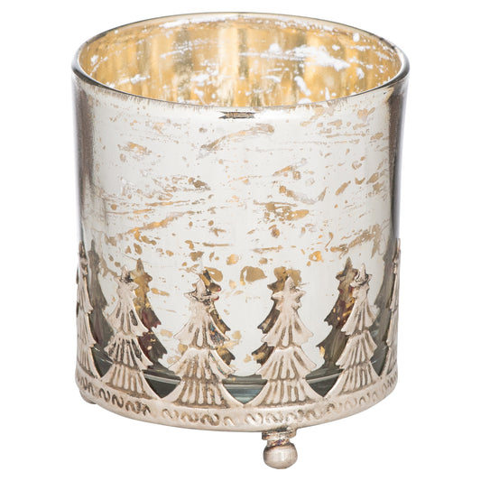 The Lustre Collection Christmas Candle Holder -Large