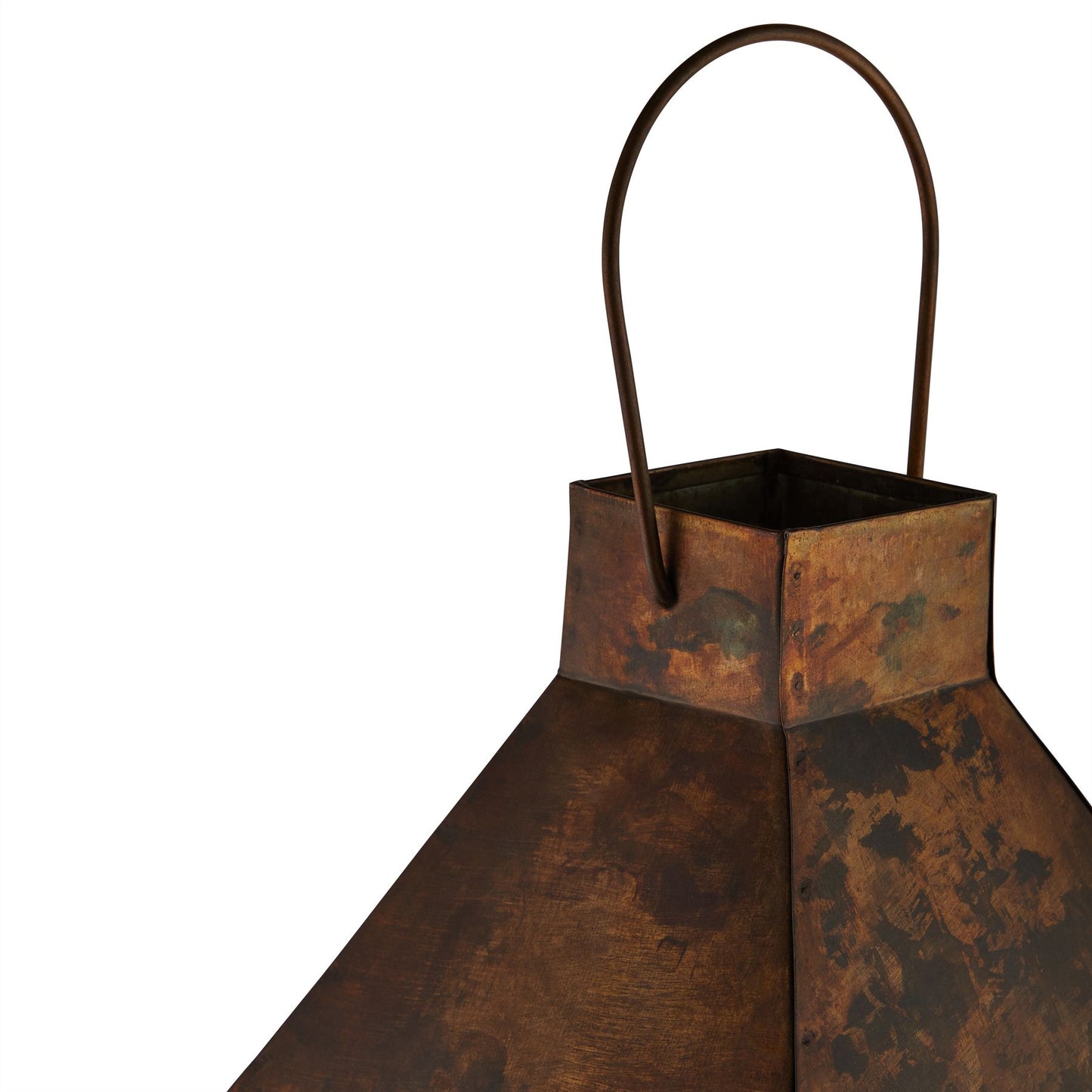 Burnished Brass Lantern - Large