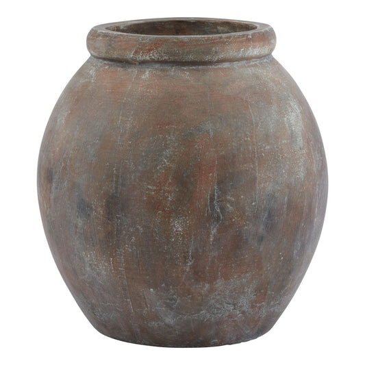 Siena Brown Jar Shaped Planter - Large