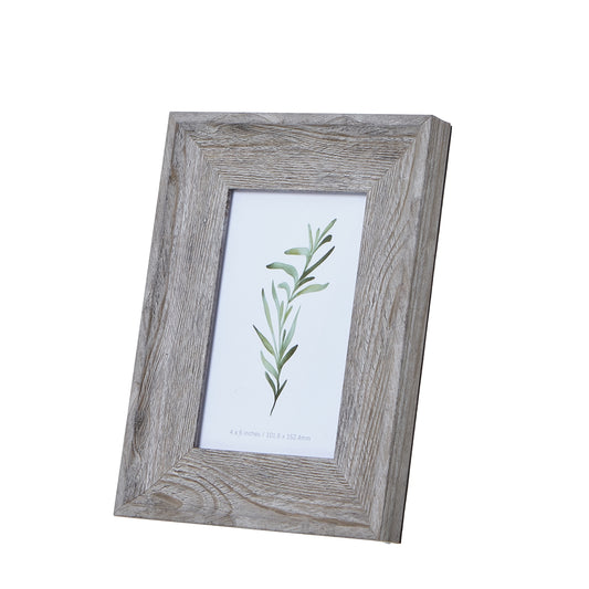 Grey Washed Photo Frame - 4 x 6 inch