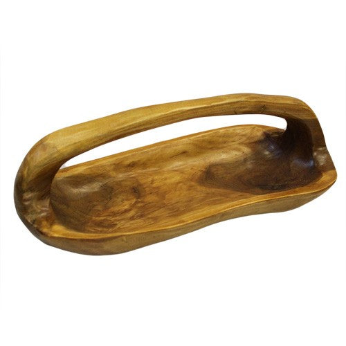 Teak Bowl with Handle - 30 cm